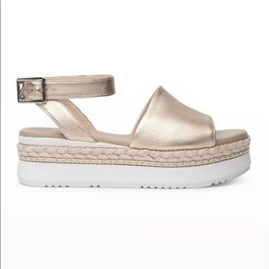 Nerogiardini Sandals- Gold Size 39 (8)